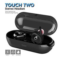 Bluetooth Earbuds, LEWUJIANG Touch Control True Earphone Headphones Wireless Sport Earbud with 3D Stereo Surround Super Bass Noise Cancellation Headsets TWS Earphones