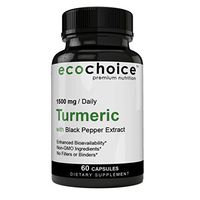 Jaw-Dropping Results! Absolutely Pure, Highly Effective Turmeric Curcumin Max Strength 1500 MG, Best Absorption & Potency - Pain Relief & Joint Support