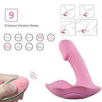 Dual Motor Invisible Wearable 9 Frequency Strapless Clitorials Stimulator Vibrant Strap on Panty Víbr-átór Underwear Excited Toy for Female, Tshirt HEYGIGI