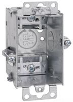 Lxowc-25 3" X 2" X 2-1/2" Switch Box Old Work Gang 1/2"Ko Ear W/Clamps (8523)