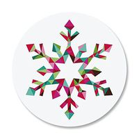 Snowflake Season Christmas Envelope Seals -Set of 72