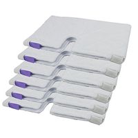 The Elixir Eco Green (6) Washable Microfiber Mop Pads Cleaning Pads Replacement for Shark Steam Pocket Mops, S3501 S3601 S3550 S3901 S3801 S3901