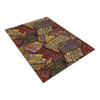 Meidexian888 Notre Dame Memorial Carpet,Creative Creative Notre Dame Photo Commemorative Day Comfortable Carpet Home Decor (F)