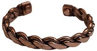 Pure Copper Braided Magnetic Golf Bracelet for Recovery & Injury Relief