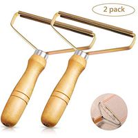 AOFITEE 2 Pack Portable Lint Removers, Reusable Double-Sided Fabric Shaver Removers, Multifunctional Manual Fuzz Shaver Lint Roller for Removing Lint Dust Pet Hair in Clothes and Furniture
