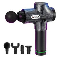 AOXUN Percussion Massage Gun, Handheld Electric Body Massager Sports Drill Portable Super Quiet Brushless Motor for Muscle Tension Relief