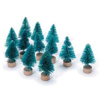 Darice Sisal Tree - Green Christmas - 1 inch - 12 Pieces