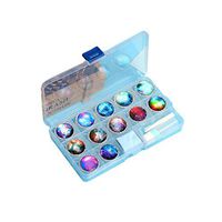 12"Starry Sky Style Portable Contact Lens Case Travel Kit Contact Lens Boxes