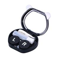 ROSENICE Contact Lenses Case Panda Box Lens Care Case Travel Kit Easy Carry with Mirror(Random Color)