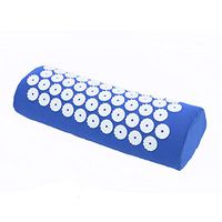 Acupressure mat Acupressure Mat For Massage Spike Acupressure Mat Massage Cushion Mat Yoga Mat Spike Yoga Relieve Pain Improve Sleep Yoga Mat With Pillow new (color : Dark blue)