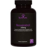 Pure Resveratrol 250mg - Trans-Resveratrol - Super Antioxidant For Men And Women - Supports Heart, Brain, And Immune System Health - Natural, Raw, And Premium Anti-Aging Supplement - 60 Vegan Capsules