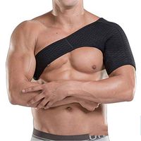 HZYWL Shoulder Brace,Rotator Cuff Compression Support,Left, Right Arm Injury Prevention Stabilizer Sleeve Wrap,for Dislocated AC Joint,Right,S