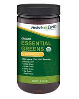 Super Green Powder - Organic Blend - Superfood Juice and Whole Powders - Wheatgrass - Barley - Moringa - Oatgrass - Alfalfa - 1 Pound - 90 Servings