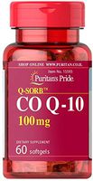 Puritan's Pride Co Q-10 100 mg (coenzyme Q10)- 60 Softgels