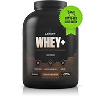 Legion Whey+ Chocolate Peanut Butter Whey Isolate Protein Powder from Grass Fed Cows, 5lb. Low Carb, Low Calorie, Non-GMO, Lactose Free, Gluten Free, Sugar Free. Great for Weight Loss & Bodybuilding.