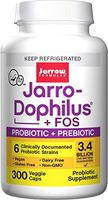 Jarro-Dophilus + FOS, Promotes Intestinal and Immune Health, 3.4 Billion Organisms Per Cap, 300 Count (Cool Ship, Pack of 3)
