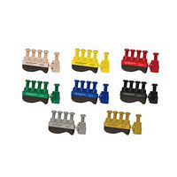 CanDo 10-3768 Digi-Flex Thumb Set, Tan/Yellow/Red/Green/Blue/Black/Silver/Gold