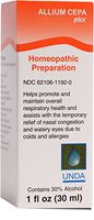 UNDA - Allium Cepa Plex - Homeopathic Remedy to Help Temporarily Relieve Symptoms of Cold and Allergies - 1 fl. oz.