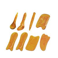 SUPVOX Gua Sha Scraper Board Massager Chinese Treatment Tools Health Care Facial Beauty Trigger Kits Adults 8pcs