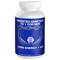 Targeted Genetics Chronic Fatigue Syndrome Supplement CFS and Caffeine Pills for Designed Men 40 and Older. Vitamins for Energy Made for Men with Chronic Fatigue.