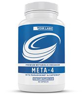 Voir Labs Meta-4 - Premium Metabolic Enhancer with Paradoxine, Capsimax, and Green Tea Extract - Thermogenic Fat Burner Weight Loss Supplement - 60 Natural Veggie Pills