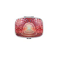 Udoosun Trippy Galaxy Custom Personlized Rectangular Tablet Medicine Pocket Purse Travel Pill Vitamin Decorative Box Case Holder