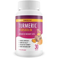 Flawless Turmeric Diet - Turmeric + Forskolin Advanced Weight Loss Formula - Suppress Appetite, Boost Metabolism, Burn Fat - 30 Day Supply