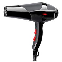 QAZWSXE Negative Ionic Hairdryer,Hair Dryer Men Compact,Home Hair Dryer Intelligent Temperature Control Protection 5-Speed Adjustment Safe Heating Device Long Service Life Easy Cleaning