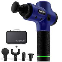 Massage Gun - Deep Tissue Percussion Massager Device Helps Relieve Muscle Soreness and Stiffness - Athletes Handheld Electric Body Cordless Sports Drill Massage Machine - R7 Pro - Blue