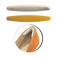 BIGIICO Heel Grips Non-Blister Heel Slipping New-Desinged Thin Edge Thick Heel Back Patch Cushion Inserts for Narrow Heel Loose Shoes One Fit All Shoes 4 Pairs (Beige)