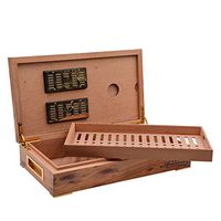 Custom Wooden Box High-Gloss Paint Large Capacity Mellow Spanish Cedar Wood Cigar Box Cigar Humidor