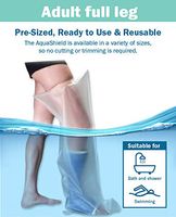 AquaShield Cast and Bandage Protector - Regular Full Leg
