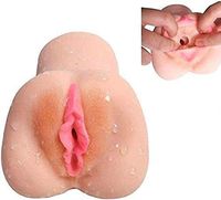 LLDMZ Real Pussy Male Air-Sucking Toys for Him Sexy Underwear Toys for Men Blów Up Dòll Adult Toy with Dual Tight Tunnels Silicone Tor-so T Shirt