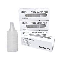 IUASZZ 5 Boxes Probe Cover Clear ABS Plastic Soft Safe Disposable Replaceable Ear Thermometer Replacement Earmuffs Protect Ears Probe Avoid Cross Infection for Health Home Thermoscan Accessories