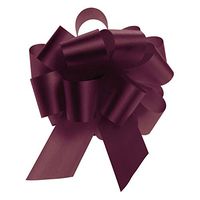 Gift Wrap Pull Bows 5.5" Burgundy Case of 50
