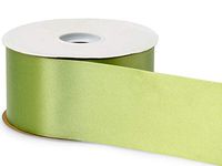 Leaf Green Flora Satin Ribbon 2-3/4"x100 yds 100% Polypropylene (5 Spools) - WRAPS-FL40LG