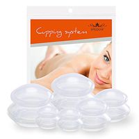 SPEQUIX Professional Silicone Cupping Therapy Set (3 Sizes,6 Pieces) Silicone Massage Cups Chinese Massage Cupping Cups for Anti Cellulite, Detox, Myofascial Massage,Muscle, Nerve,Joint Pain Relief