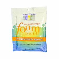 AURA CACIA FOAM BATH,PATCHOULI&ORNG, 2.5 OZ