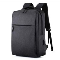 Laptop Backpack,Business Bag with USB Charging Port,Black,15.6 Inch