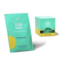 Aqua Plus Immunity by More Labs: ORS Electrolyte Hydration Mix - Antioxidant Rich Daily Immune System Support - Watermelon Flavor - Non GMO - No Artificial Flavors (15-Pack)
