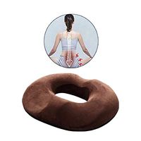 ZHAO XIN Office Beautiful Buttocks Hollow Pregnant Women's Butt Cushions Prostate Tail Bones Memory Cotton Cushions,Hemorrhoid Treatment Cushion for Prostate for Office Chair Car or Travel Brown