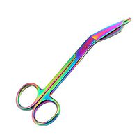 LAJA Imports Rainbow Color, Lister Bandage Scissors, 5 1/2" 5.5" Stainless Steel