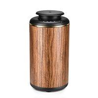 Essential Oil Diffuser Waterless&Wireless USB Operated Car Diffusers for Essential Oils, Small Portable Aromatherapy Diffuser Cordless Wood Grain Aroma Diffuser 10ML, Mother's Day Gift Idea