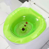 JOEPET Bath Hip Bath Tub Kit,Avoid Squatting for Pregnant Women,Hemorrhoids Patients on The Toilet Portable Hangable Bidet,Green
