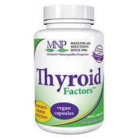 Michael's Naturopathic Programs Thyroid Factors - 90 Vegan Capsules - Thyroid Support Supplement, Promotes Production of Thyroxin & Triiodothyronine - Vegetarian, Kosher - 30 Servings