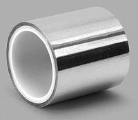 Foil Tape, 2 In. x 6 Yd., Shiny Silver