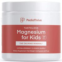 Tasteless, Calming Magnesium for Kids- 3 Month Supply- Non-Laxative, Vegan, Non-GMO, Hypoallergenic, Third-Party Tested for Purity and Potency