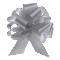 Silver Rapidbow Flora-Satin - 4" 50 Per Box