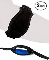 Elbow Brace,2 Pack Adjustable Tennis Elbow Brace with Compression Pad Great Support and Pain Relief Against Epicondylitis for Tennis Golfer and Badminton(one Size)