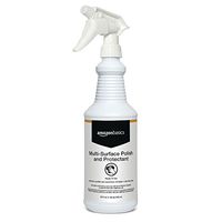 AmazonBasics Professional Multi-Surface Polish and Protectant Spray, Ready-to-Use, 32 Ounces, 12-Pack